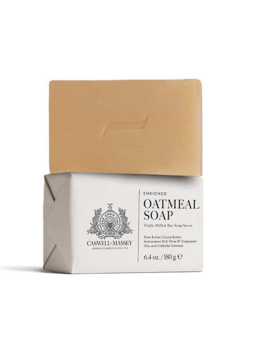 Caswell‑Massey – Oatmeal Soap Bar – Gentle Oatmeal & Shea Comforting Cleanse – 6.4oz