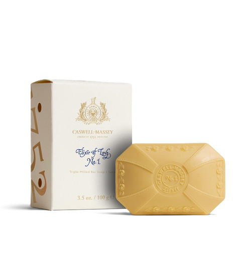 Caswell‑Massey – Elixir of Love No.1 Soap Bar – Romantic Jasmine, Lavender & Musk Cleanse – 3.5oz