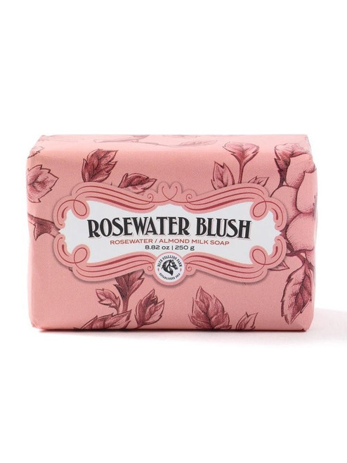 Blue Stallion Farm - Rosewater Blush Almond Milk & Acacia Honey Bar Soap - Floral Freshness & Creamy Lather - 8.82oz / 250g