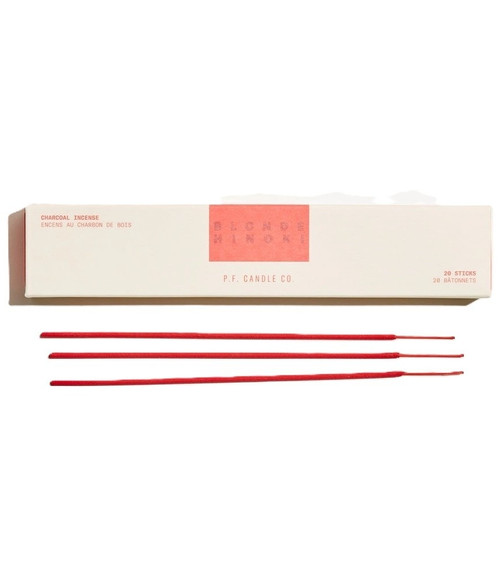 P.F. Candle Co. - Blonde Hinoki Hi‑Fi Incense Sticks - Clean Modern Woods - 20ct