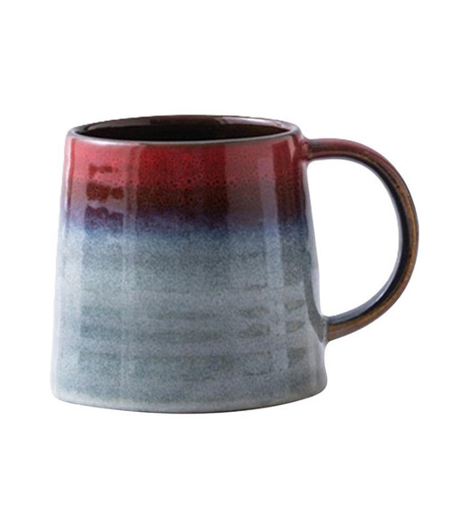 Original Source - Reactive-Glazed Mug Red - Artisan Style & One-of-a-Kind Character - 16oz