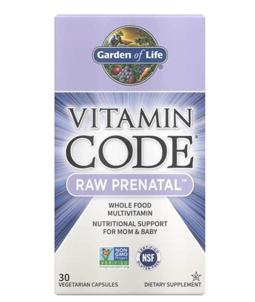 Garden Of Life Vitamin Code Raw Prenatal 30ct 