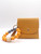 Harris Girls and Co Snap Closure Wallet Keychain Mustard