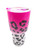 One24 Rags Insulated Tumbler, Silver/Pink 