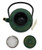 Urban Tokyo – Green Bamboo Design Cast Iron Tea Pot – 32oz – Enamel‑Lined Brewing Teapot