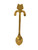 Urban Tokyo – Gold Cat Hanging Spoon – Stainless Steel Cute Kitchen Accent – 4.5"
