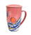 Urban Tokyo – Sunset Wave Tea Mug with Lid & Stainless‑Steel Infuser – Porcelain Loose‑Leaf Brewing – 15oz