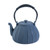 Urban Tokyo – Vertical Lines Dark Gray Cast Iron Teapot – Enamel Interior – 33oz