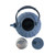 Urban Tokyo – Vertical Lines Dark Gray Cast Iron Teapot – Enamel Interior – 33oz