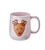 Tag - Reindeer Cookie Mug - Sculpted Holiday Earthenware Drinkware
