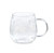 Tag - Snowflake Glass Mug - Etched Winter Borosilicate Drinkware