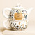 Lisa Angel - Little Pot of Positivi-Tea Teapot & Mug Set - Floral Charm & Cozy Tea Moments