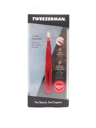 Slant Tweezer, Signature Health Ullman\'s Red - Beauty and