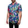 Chicago Cubs Floral Button Up Hawaiian Shirt by FOCO at SportsWorldChicago