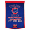 Chicago Cubs 24 x 36 Dynasty World Series Team Banner by Winning Streak at SportsWorldChicago