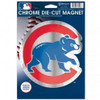 Chicago Cubs Chrome Die-Cut Magnet by WinCraft at SportsWorldChicago