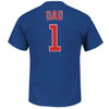Chicago Cubs #1 Dad T-Shirt by Majestic at SportsWorldChicago
