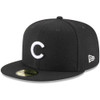 Chicago Cubs Black Basic 59FIFTY Fitted Hat by New Era at SportsWorldChicago