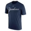 New York Yankees Wordmark Tri-Blend T-Shirt by Nike at SportsWorldChicago
