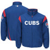 Chicago Cubs On-Field Therma Base Thermal Full-Zip Jacket By Majestic at SportsWorldChicago