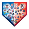 Major League Baseball Home Plate Shaped 500 Piece Jigsaw Puzzle by Masterpieces Puzzle at SportsWorldChicago