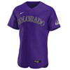 Colorado Rockies Purple Alternate Authentic Jersey