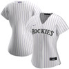 Colorado Rockies White Home Women's Jersey