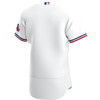 Texas Rangers White Home Authentic Jersey