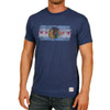 Chicago Blackhawks City of Chicago Mens Royal T-Shirt by Retro Brand at SportsWorldChicago