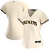 Milwaukee Brewers Cream Home Women's Jersey