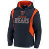 Chicago Bears Navy Iconic Cotton Fleece Color Block Hood by Fanatics