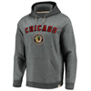 Chicago Blackhawks Gray True Classics Signature Fleece Chenille Hood