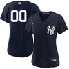 New York Yankees Custom Women's Alternate Navy Player Jersey by Nike