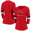 Chicago Bulls Women's Iconic Prolific Modern 3/4-Sleeve T-Shirt