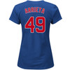 Jake Arrieta Chicago Cubs Women's Royal T-Shirt