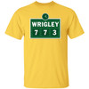 Wrigley Field Outfield Area Code T-Shirt