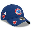 Chicago Cubs Girls Heart 9Twenty Adjustable Hat