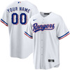 Texas Rangers Custom Home Jersey by Nike