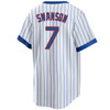Dansby Swanson Chicago Cubs 1968 Cooperstown Jersey