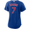 Dansby Swanson Chicago Cubs Women's Alternate Jersey