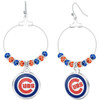 Chicago Cubs Fancy Dangle Earrings