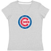 Chicago Cubs Women's Tri-Blend V-Neck Outfield Tee