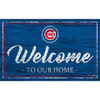 Chicago Cubs Welcome Sign