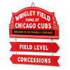 Chicago Cubs Wrigley Field Marquee Metal Sign