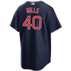 Wyatt Mills Boston Red Sox Alternate Navy Jersey
