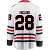 Andreas Englund Chicago Blackhawks Road White Breakaway Jersey