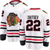 Nikita Zaitsev Chicago Blackhawks Road White Breakaway Jersey