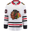 Tyler Johnson Chicago Blackhawks Road White Breakaway Jersey