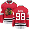 Connor Bedard Chicago Blackhawks Kids Home Red Breakaway Jersey