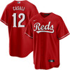 Curt Casali Cincinnati Reds Alternate Red Jersey